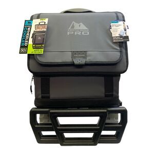 Graphite - Arctic Zone Pro Collapsible Wheeled Cooler, All-Terriain Wheels, Lock